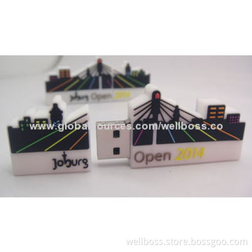 Customized Fashionable/Popular Cartoon USB Memory Sticks with Logo Printing